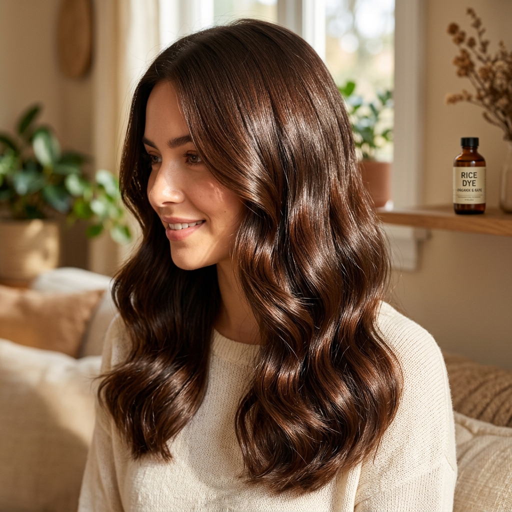 ツヤのある美しい髪